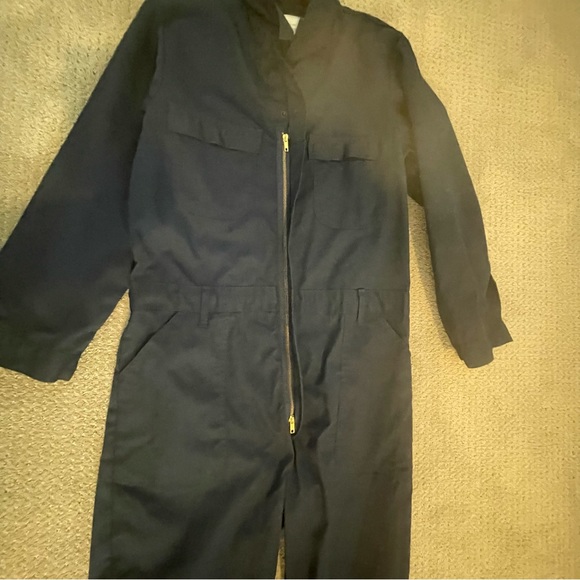 Military Utility Coverall Men’s 44R Blue Suit zipper - Picture 5 of 6